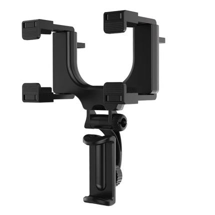 Universal Rearview Mirror Phone Holder with Adjustable Angle | Secure Viewing for Safe Driving