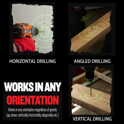 Drill Guide for Straight Drilling, Drilling Tool with Concentric Alignment Circles