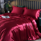 Red / 150 × 200 cm / 59.1 × 78.7 inches + 2 Pillowcases