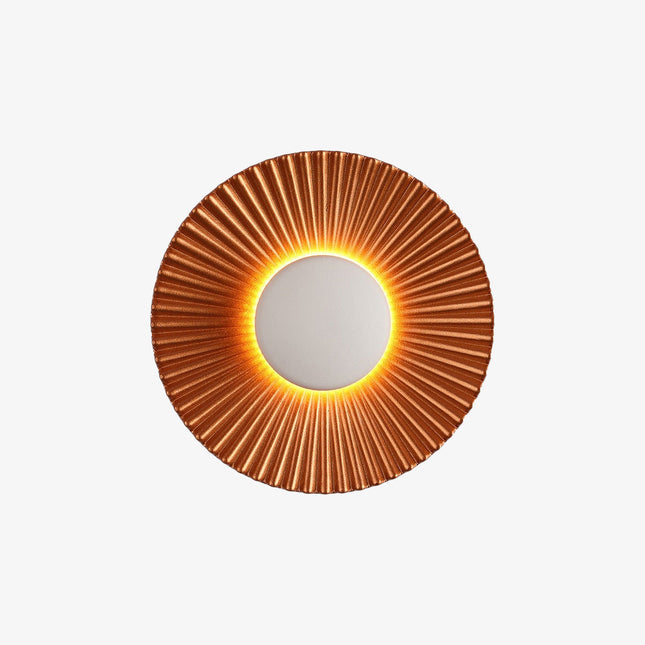Modern Wall Sconces for Living Room, Sun Design LED Wall Light, Metal Sconce Lamp for Hallway and Bedroom_10