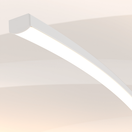 Arc Floor Lamp with Adjustable LED Reading Light | Modern Minimalist Design for Cozy Ambiance