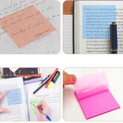 Transparent Sticky Notes | Clear Adhesive for Easy Marking and Reminders
