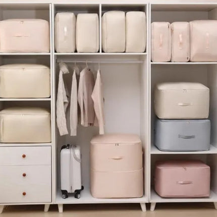 Compression Storage Bags for Clothes and Bedding, Waterproof Stackable Space Saver Bags for Closet Storage