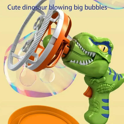 Automatic Bubble Machine with Dinosaur Design | Battery-Operated Fun for Outdoor Play