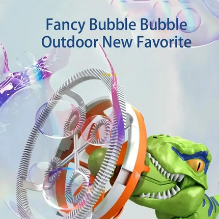 Automatic Bubble Machine with Dinosaur Design | Battery-Operated Fun for Outdoor Play