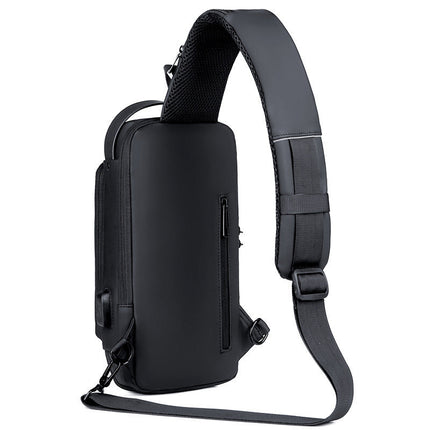Anti-Theft Crossbody Backpack with RFID Protection, 4 Colors Including Light Brown, for Daily Carry and Weekend Trips