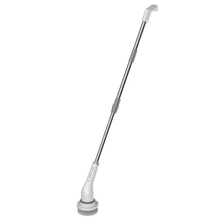 Electric Spin Scrubber with 8 Snap-On Brush Heads and Extendable Pole, Rotating Cleaning Brush for Tile Grout and Floors