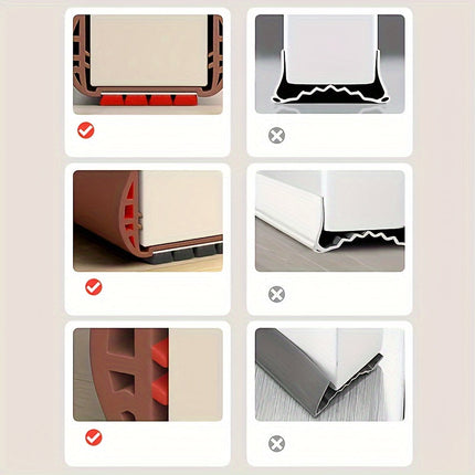 Door Draft Stoppers Adjustable, Door Weather Stripping for Insulation and Soundproofing – image 9