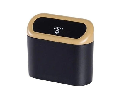 Car Trash Bin with Removable Lid for Wrappers, Tissues and Receipts, 4 Colour Options, for Road Trips