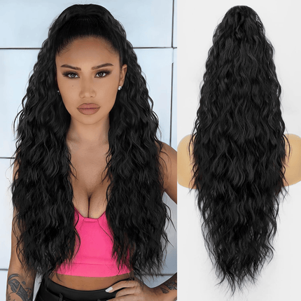 Ponytail Hair Extensions, Synthetic Hair Volume Extension and Hair Piece – image 6