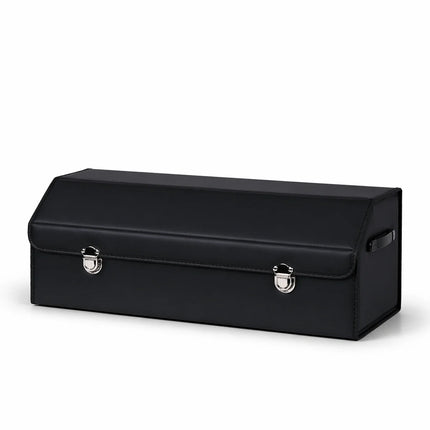 Car Trunk Organizer Storage Box with Divided Interior and Cover, 3 Sizes, for Groceries, Tools and Emergency Kit