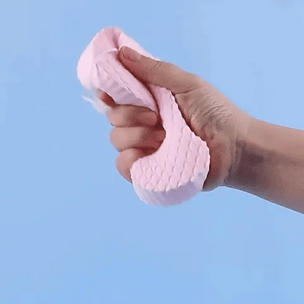 Exfoliating Bath Sponge, Super Soft Reusable Body Scrubber for Daily Shower Exfoliation, No Body Wash Needed