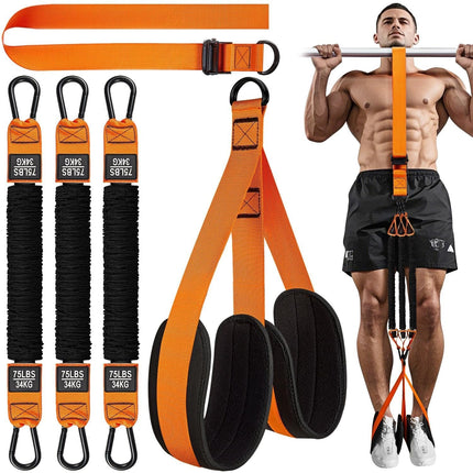 Resistance Bands for Pull Ups, Pull Up Assistance Band with Double Foot Strap – image 10