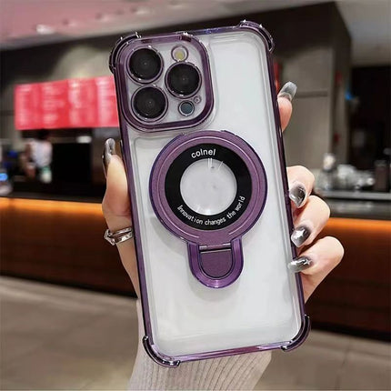 Protective Phone Case with Adjustable Ring Stand | Durable Cover for Enhanced Grip