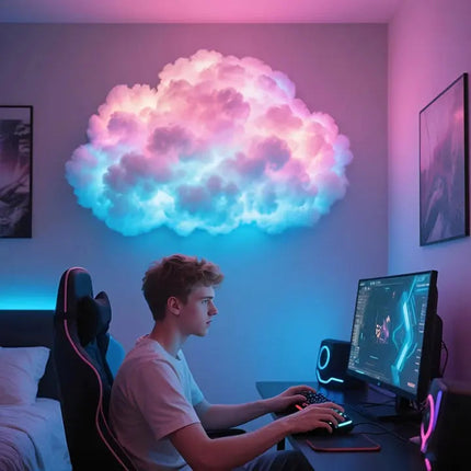 LED Cloud Lights, Dimmable LED Lights for Bedroom with App Control