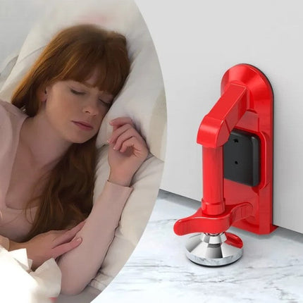 Door Stop Alarm with Adjustable Sensitivity, Portable Anti-Tamper Door Wedge for Home, Travel and Hotel Rooms