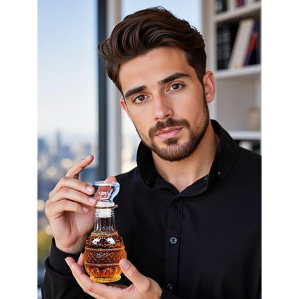 Whiskey Decanter with Glass Stopper – image 4