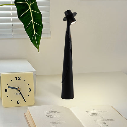 Rechargeable LED Desk Lamp with Touch Control | Artistic Modern Design for Soft Ambient Lighting