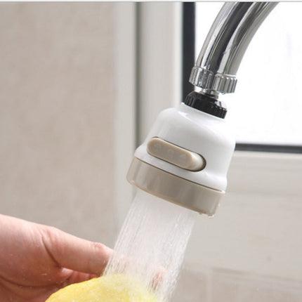 Faucet Spray Head with 3 Stream Modes, 360 Degree Rotating Pressure Boost Tap Attachment, Tool-Free Twist-On Install