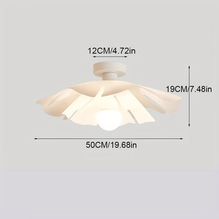 Rose Petal Ceiling Light with Elegant Floral Design | Soft Ambient Glow for Bedrooms and Hallways