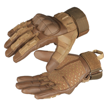 Tactical Gloves with Hard Shell Knuckle Protection and Touchscreen Fingertips, Sizes S to XL