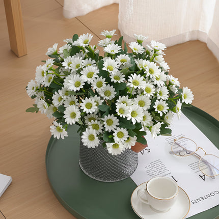 Artificial Daisy Bouquet Table Centerpiece for Home Decor | Cheerful Floral Arrangement for Special Occasions