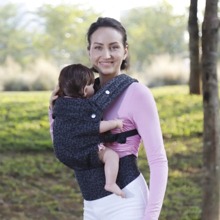 Adjustable Baby Carrier with Ergonomic Support System | Hands-Free Toddler Carrier for Comfortable Mobility