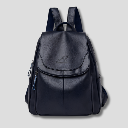 Anti-Theft Backpack for Women with Stylish Embossed Design | Organized Compartments for Secure Everyday Use