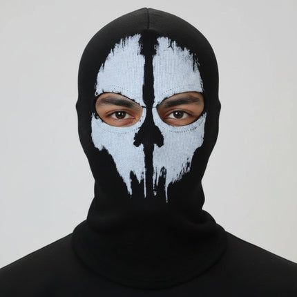 Skull Balaclava Mask for Halloween with Full Face Coverage | Comfortable Costume Accessory for Outdoor Adventures
