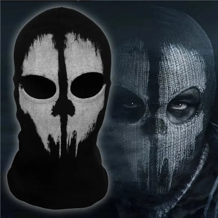 Skull Balaclava Mask for Halloween with Full Face Coverage | Comfortable Costume Accessory for Outdoor Adventures