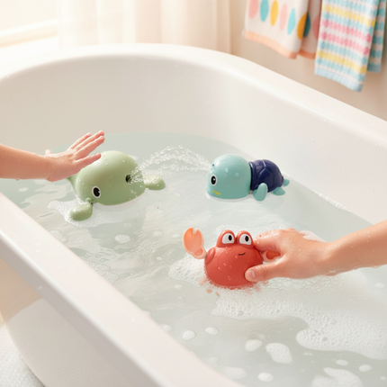 Floating Bath Toys for Water Fun with Sea Animal Design | Engaging Play for Bath Time and Pool Activities