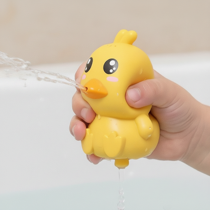 Interactive Bath Toy Set with Water-Spraying Ducks & Motorboat | Engaging Sensory Play for Infants