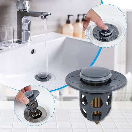 Universal Sink Filter with Fine Mesh Design | Prevent Clogs for Easy Drainage
