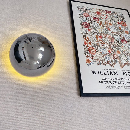 Bauhaus Eclipse Wall Lamp with Sculptural Halo Effect | Modern Art Light for Ambient Illumination
