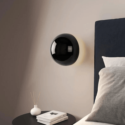 Bauhaus Eclipse Wall Lamp with Sculptural Halo Effect | Modern Art Light for Ambient Illumination
