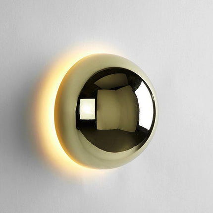 Bauhaus Eclipse Wall Lamp with Sculptural Halo Effect | Modern Art Light for Ambient Illumination