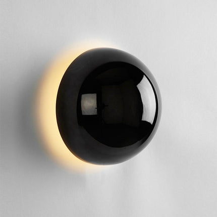 Bauhaus Eclipse Wall Lamp with Sculptural Halo Effect | Modern Art Light for Ambient Illumination