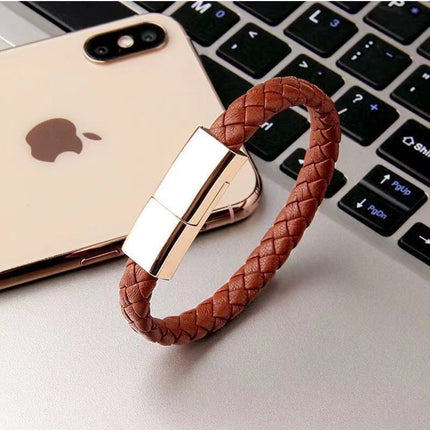 USB Charging Bracelet Cable with Durable Tangle-Free Design | Convenient Accessory for Fast Charging