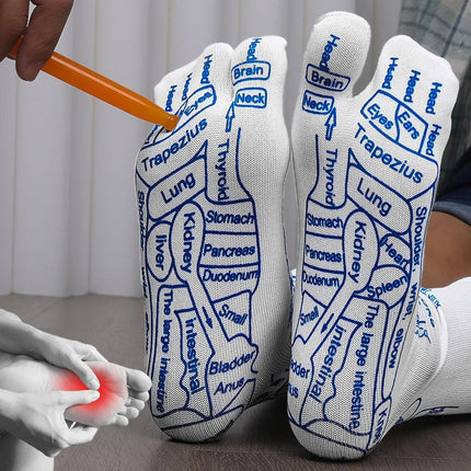 Reflexology Foot Massage Socks with Targeted Pressure Relief | Cozy Design for Relaxation and Pain Relief
