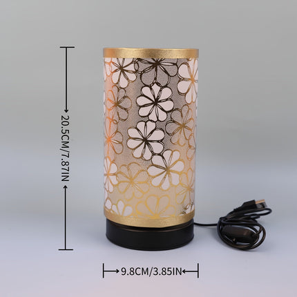 Floral USB Table Lamp with Sunflower Design | Warm Ambient Lighting for Cozy Spaces