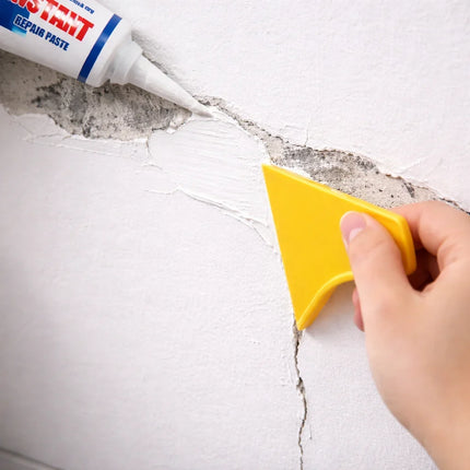 Wall Repair Paste, Crack and Hole Filler with Precision Nozzle Applicator, Squeeze and Smooth Patch Repair for Interior Walls
