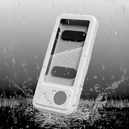Waterproof Phone Holder with Bluetooth Speaker | Hands-Free Design for Outdoor Adventures