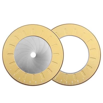 Adjustable Circle Drawing Tool with Rotating Dial, Compass and Stencil Alternative for Sketching, Drafting and Crafts