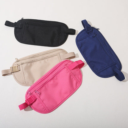 Slim Hidden Money Belt with Adjustable Strap | Secure Travel Wallet for Safety and Convenience
