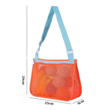 Kids Beach Sand Sifter and Shell Collector with Adjustable Strap | Lightweight Toy for Easy Shell Picking and Outdoor Fun