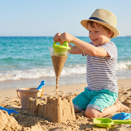 Creative Beach Toy Sand Funnel for Kids | Engaging Outdoor Play for Building Towers and Patterns