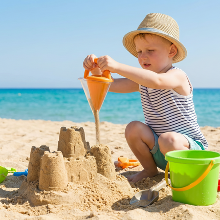 Creative Beach Toy Sand Funnel for Kids | Engaging Outdoor Play for Building Towers and Patterns