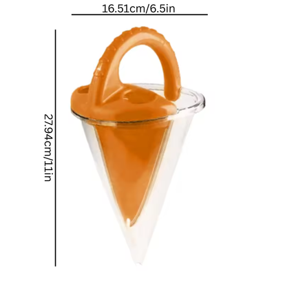 Creative Beach Toy Sand Funnel for Kids | Engaging Outdoor Play for Building Towers and Patterns