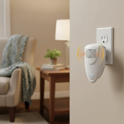 Ultrasonic Bed Bug Repeller Device for Indoor Pest Control | Quiet Operation for a Safer Home Environment