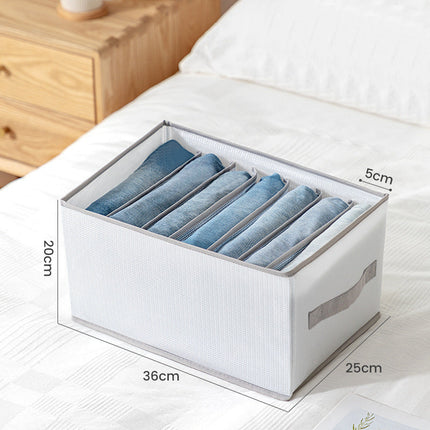 Foldable Clothes Storage Organizer for Drawers, 5 Sizes from 36 x 17 x 12 cm to 44 x 28 x 22 cm for Closet and Wardrobe